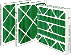 Pleated commercial panel filters